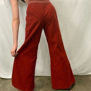 Vintage Sears Super Wide Bell Bottom Corduroy Pants.